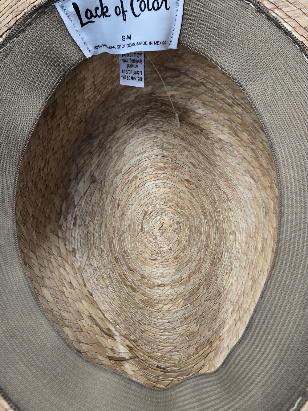 Lack of Color Natural Straw Fedora - Picture 3 of 5